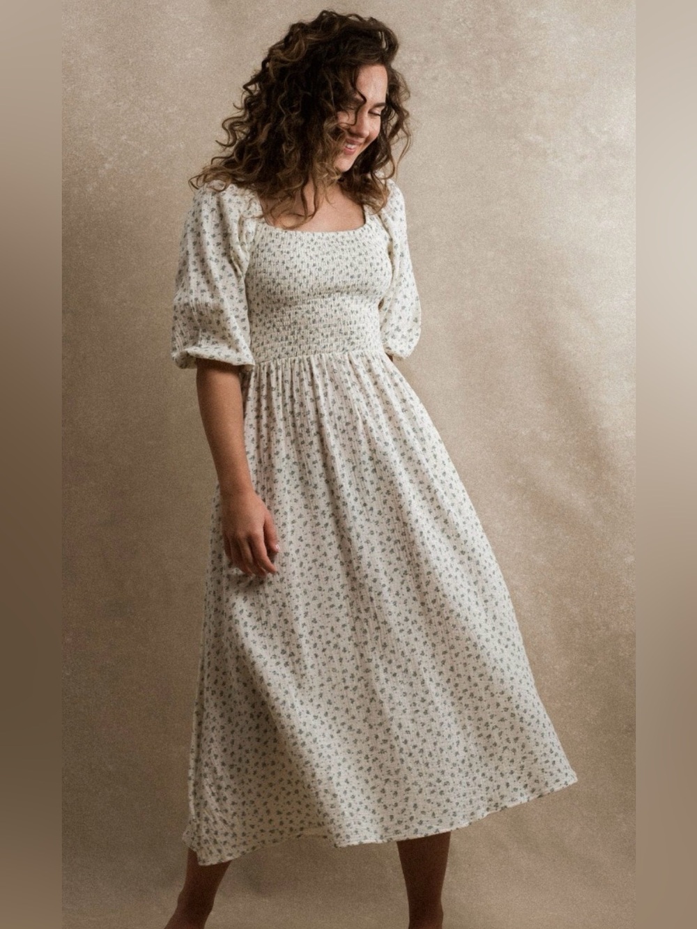 Neuflora Hartselle Dress Blue Floral